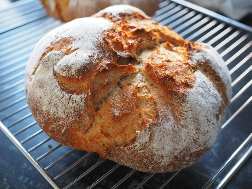 bread, bake bread, self-made